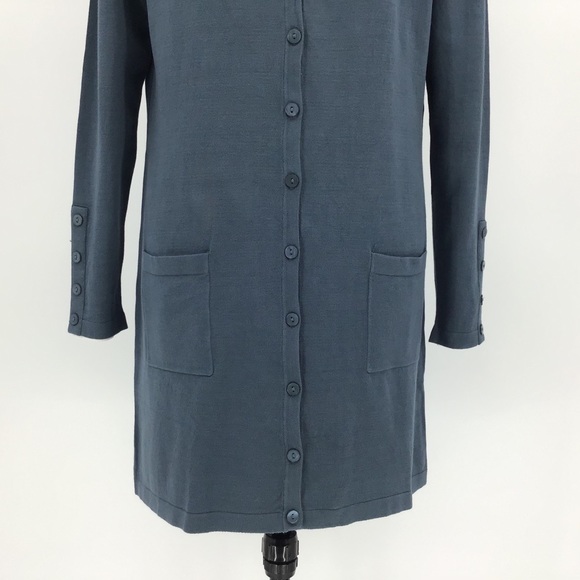 Yest Yaella Thigh Length Cardigan with Pockets, 8 - Picture 3 of 16